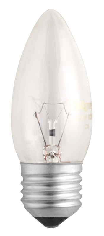 Лампа накаливания ЛОН  60Вт Е27 240В B35 clear