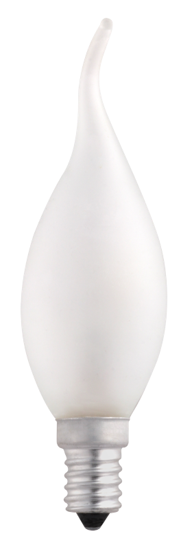 Лампа накаливания ЛОН 40Вт E14 220В CT35 frosted свеча на ветру