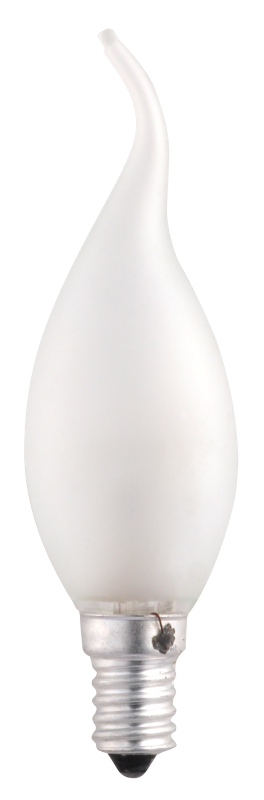 Лампа накаливания ЛОН 60Вт E14 220В CT35 frosted свеча на ветру