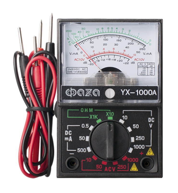 Мультиметр аналоговый YX-1000A