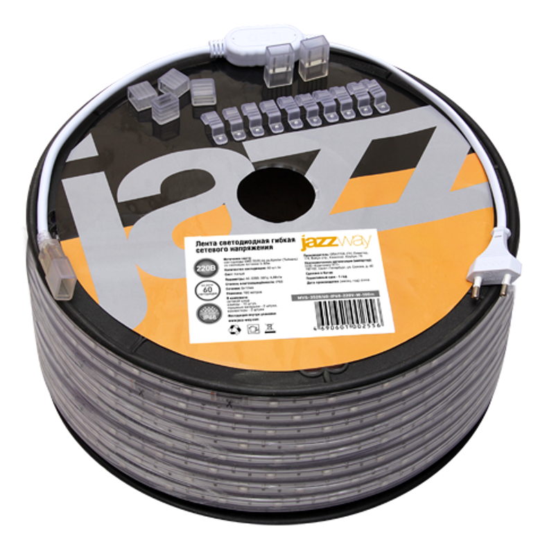 Лента светодиодная LED MVS-2835/60-IP68-220V-   W -1m (белый свет)