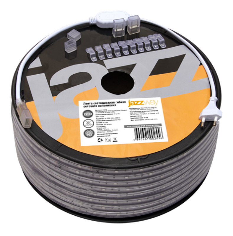 Лента светодиодная LED MVS-2835/60-IP68-220V-  WW - 1m (теплый белый)