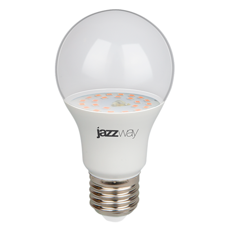 Лампа светодиодная LED PPG A60 Agro 9w CLEAR E27 IP20 ( для растений)