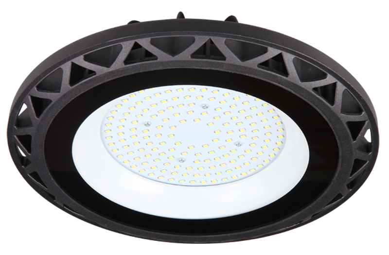 Светильник светодиодный промышленный подвесной ДСП PHB UFO 150w 5000K IP65 110° (пульс<20%) для высоких пролетов