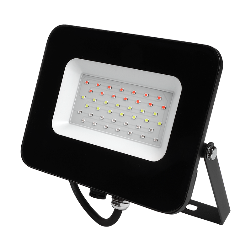 Прожектор светодиодный PFL- 30W RGB BL IP65 Прожектор ЧЕРНЫЙ