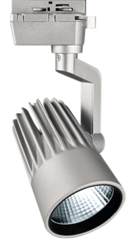 Светильник светодиодный трековый однофазный PTR 0125-2 25w 4000K 24° GR (серый) IP40
