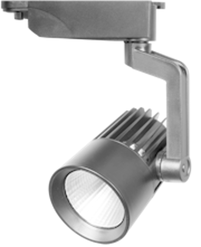 Светильник светодиодный трековый однофазный PTR 0125-2 25w 4000K 24° BL (чёрный) IP40