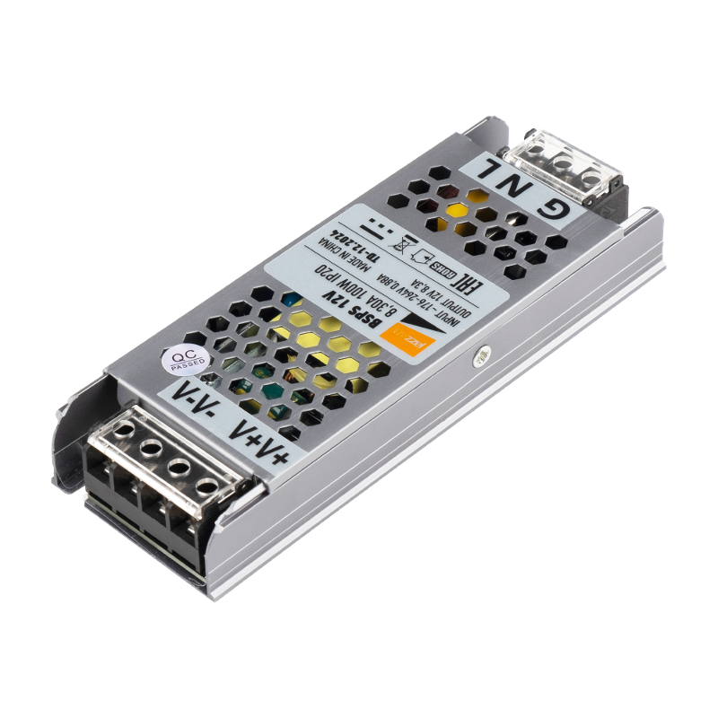 Драйвер для светодиодной ленты LED BSPS 12V8,30A=100W IP20 1 г.гар.