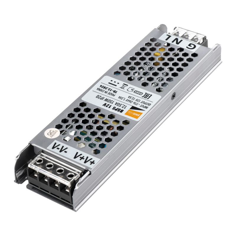 Драйвер для светодиодной ленты BSPS 12V12,50A=150W IP20 1г. гар.