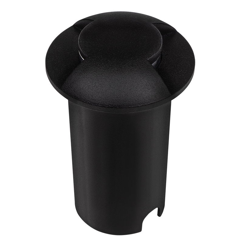 Светильник светодиодный садово-парковый венчающий  PGR R60/2 2w 4000K Black IP65 (грунтовый встраиваемый)