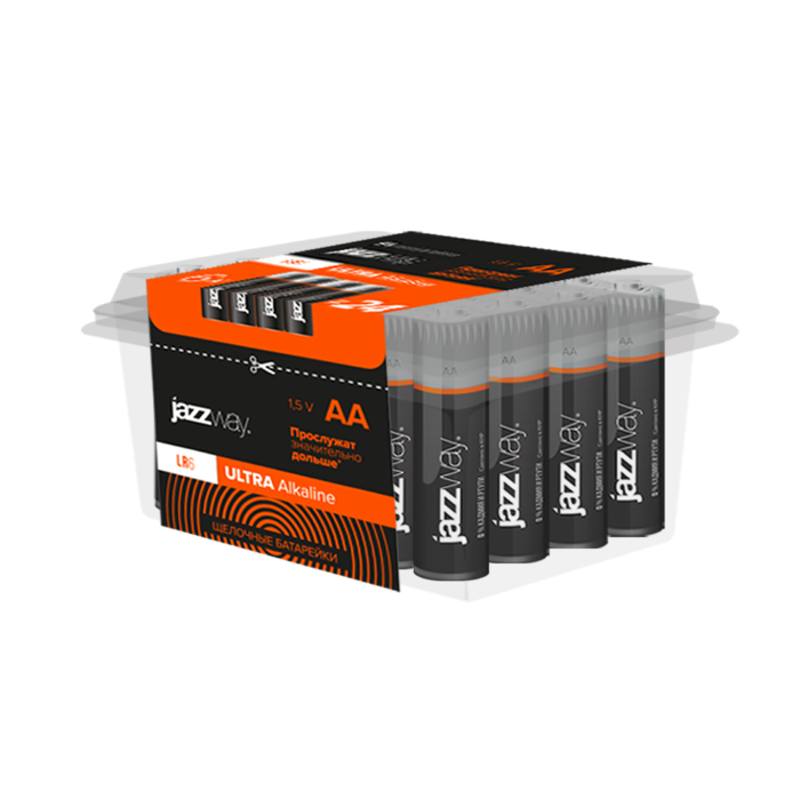 Батарейка LR 6 JAZZway ULTRA Alkaline PB-24 арт.5026803