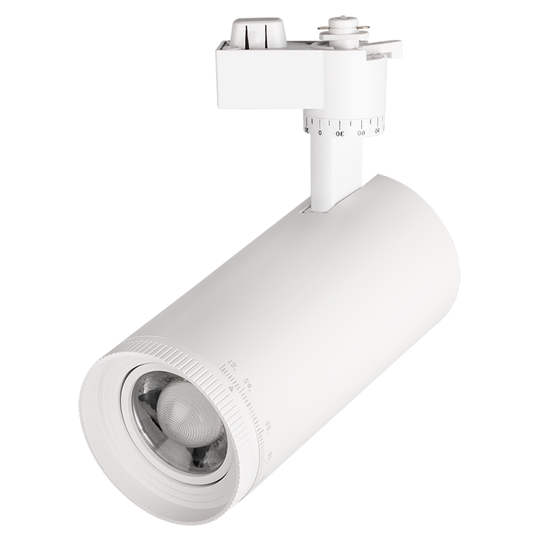 Светильник светодиодный трековый однофазный PTR 0728 ZOOM 28w 4000K 15-60° WH (белый) IP40