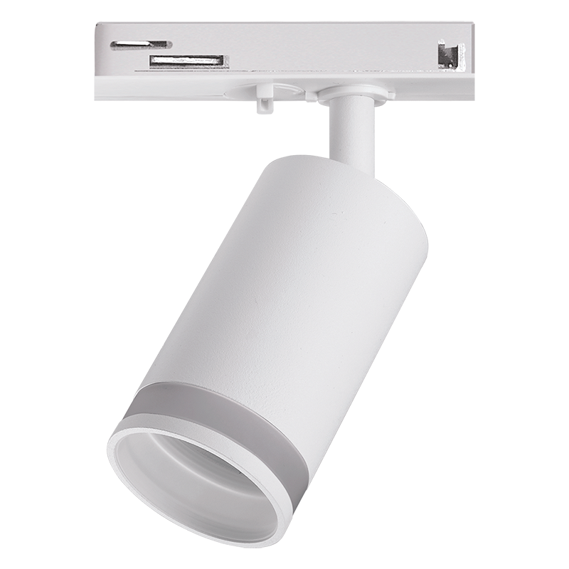Светильник трековый под лампу PTR 28 GU10 WH 230V IP20