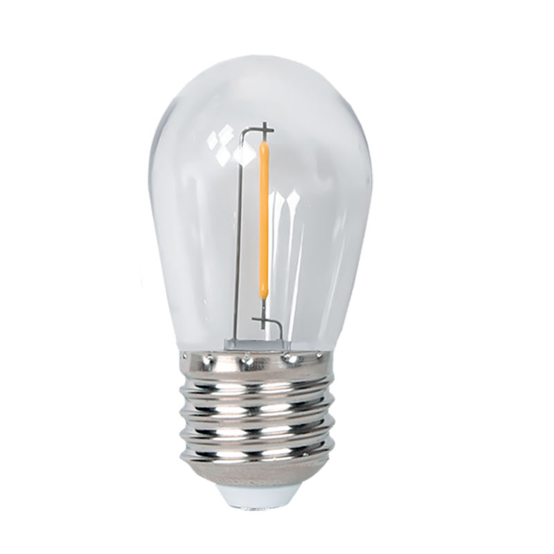 Лампа светодиодная для белт-лайта PLED- ECO- S14 1w E27 2700K CLEAR