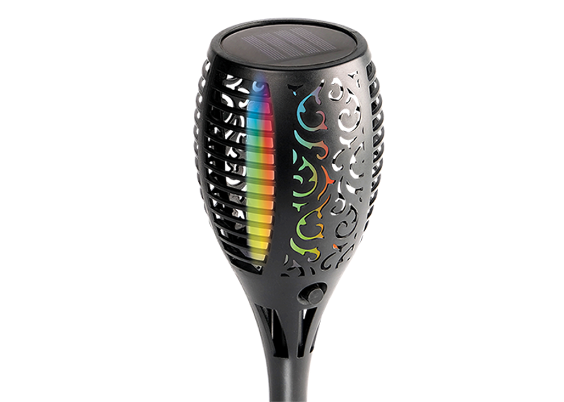 Светильник на солнечной батарее SLR-S11-RGB эффект факела, 33 LED, 58 см