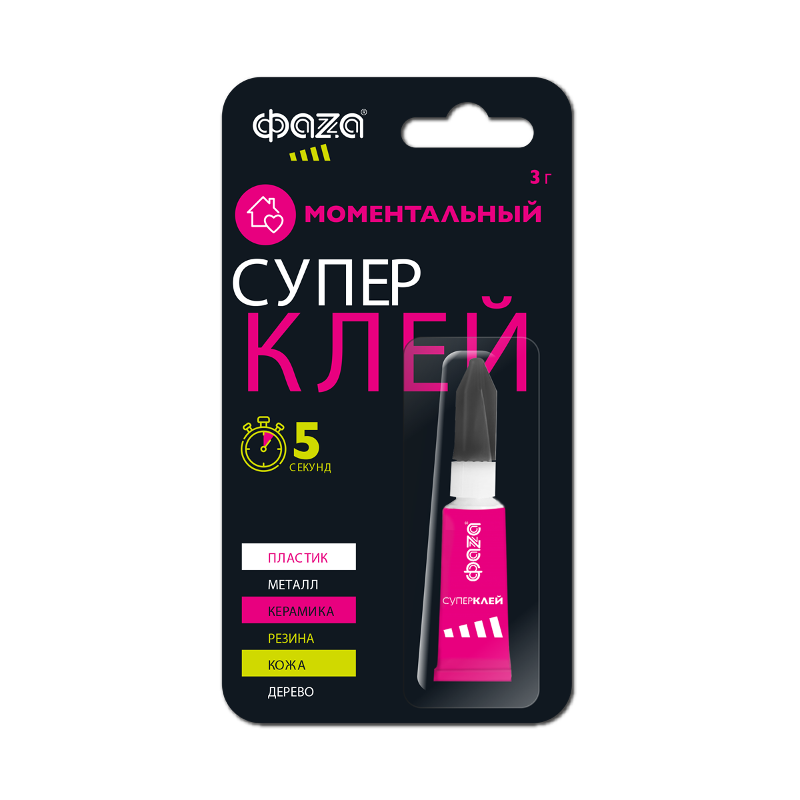 Супер-клей  3г  GSp- 3x 1 BL-1