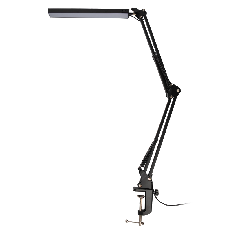 Светильник настольный  TBL-03, 12Вт, USB, струбцина, черн