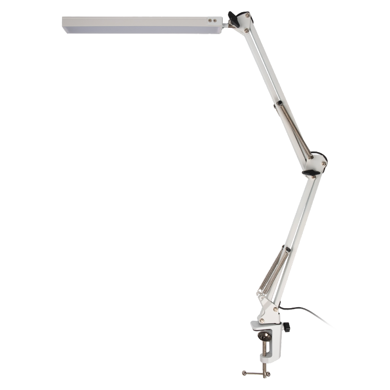 Светильник настольный  TBL-03, 12Вт, USB, струбцина, бел.