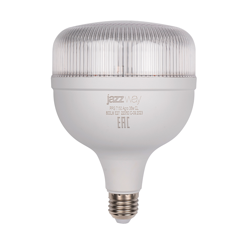 Лампа светодиодная PPG T150 Agro 36w CL E27  (для растений)