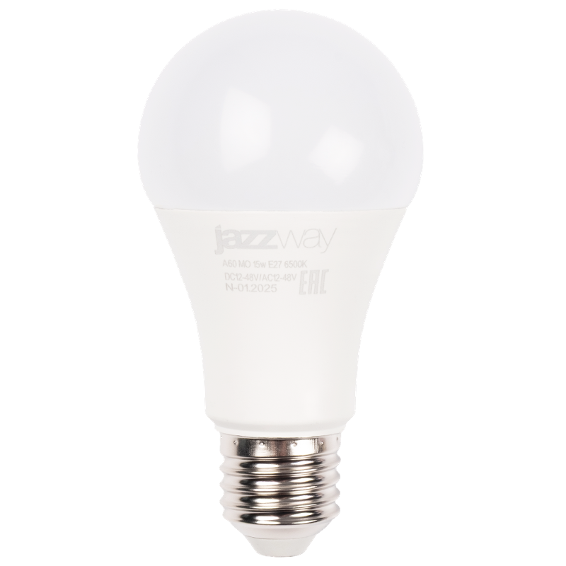 Лампа светодиодная низковольтная PLED-A60 МО 15w 6500K E27 DC12-48V/AC12-48V