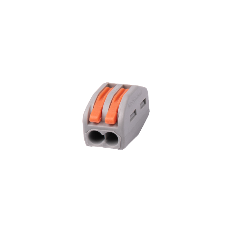 Клемма монтажная  рычажного соединения PTC-2P 222-412 BL/10 450V 32A 0,08-2,5(4.0)mm2 / 10шт. /