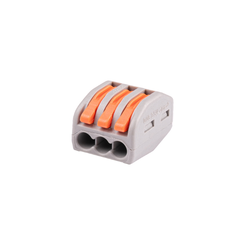 Клемма монтажная  рычажного соединения PTC-3P 222-413 450V 32A 0,08-2,5(4.0)mm2 /50шт./