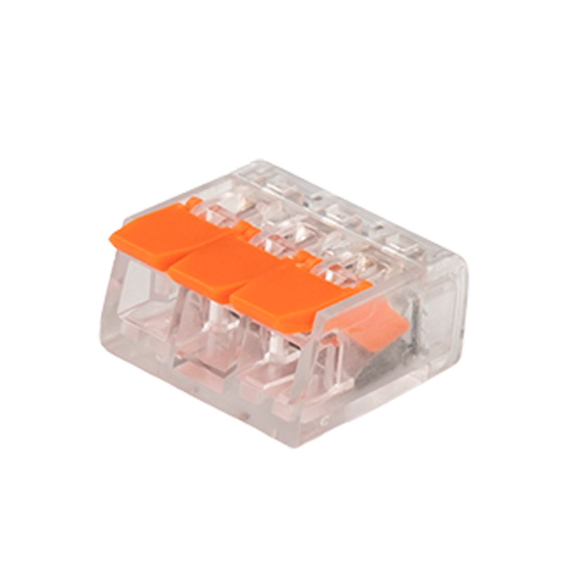 Клемма монтажная  рычажного соединения PTC-3P 221-413 450V 32A 0,14-4.0mm2 /50 шт./