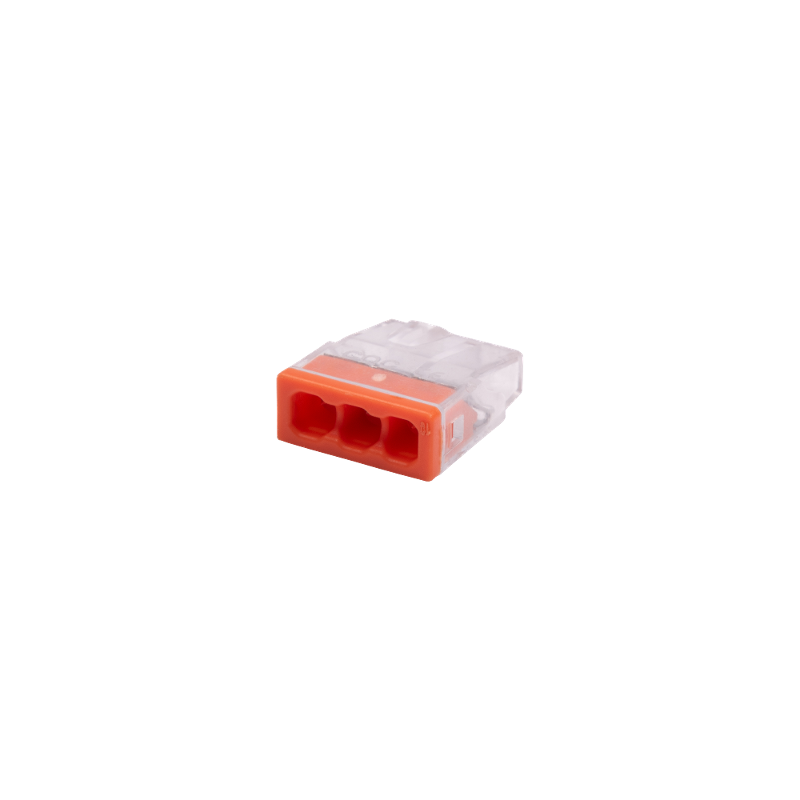 Клемма монтажная  нажимного соединения с пастой PTC-3P 2273-243 450V 32A 0,14-4.0mm2 / 100 шт./