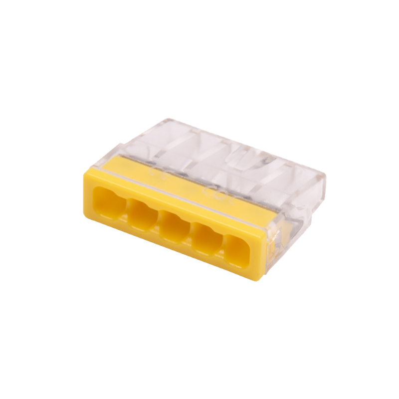 Клемма монтажная  нажимного соединения с пастой PTC-5P 2273-245 450V 32A 0,14-4.0mm2 / 50 шт./