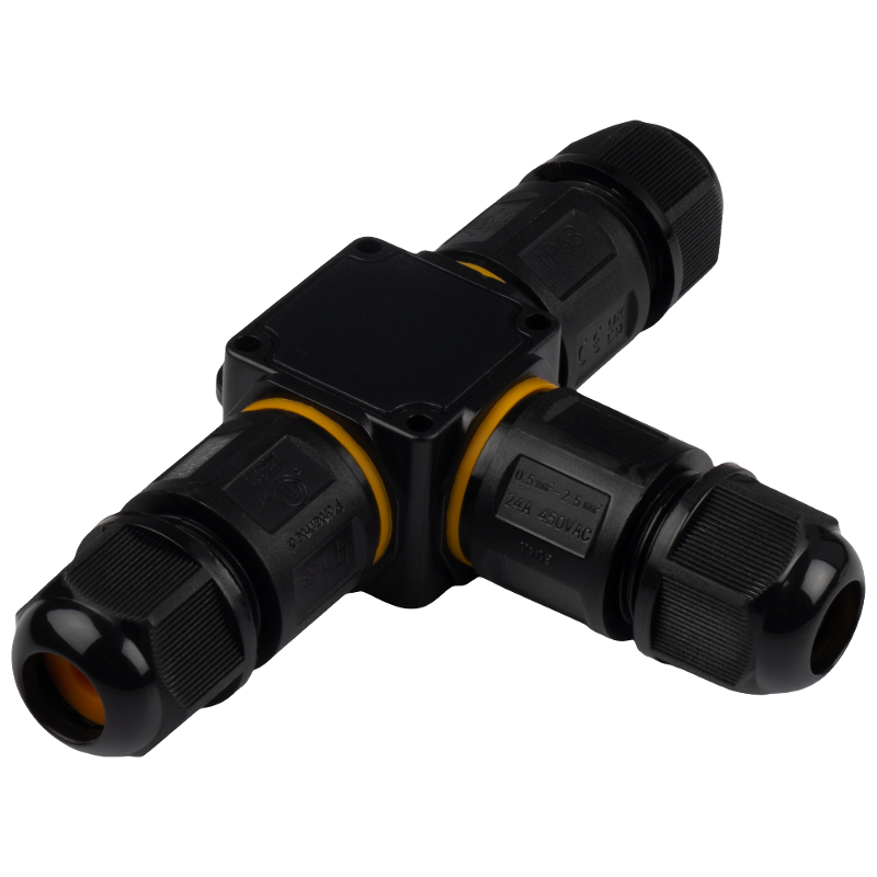 Кабельный коннектор PCC-T3-F 3x2.5 24A IP68
