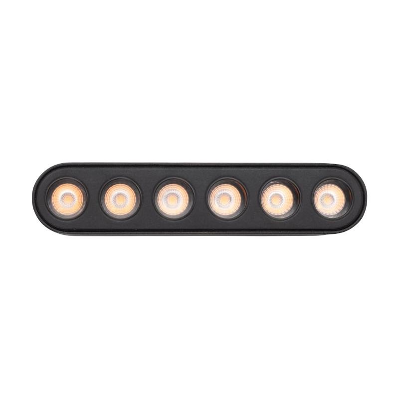Светильник светодиодный трековый магнитный MTR16 1206 6w 3000K spot 36° BL (чёрный) IP20