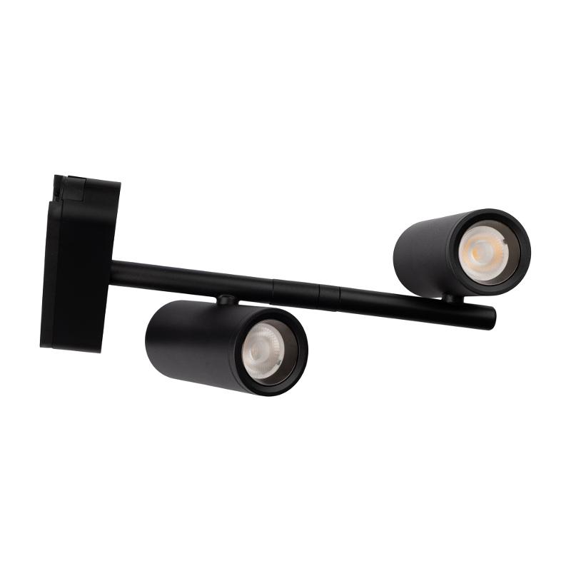 Светильник светодиодный трековый магнитный MTR16  2320B  2X10w 4000K 36° BL (чёрный) IP20