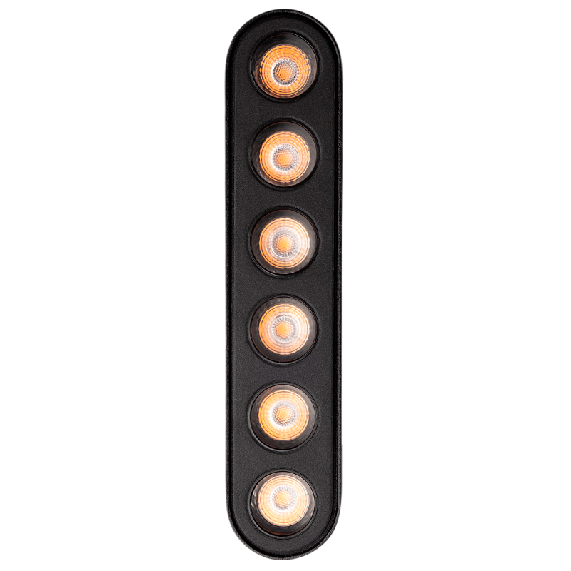 Светильник светодиодный трековый магнитный MTR16 1306R  6w 3000K spot 36° BL (чёрный) IP20