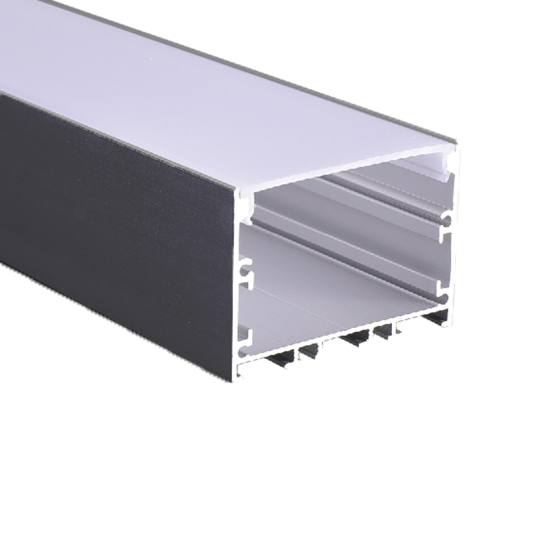Профиль алюминиевый PAL 5035-BLACK (комплект) накладной 2м анод.