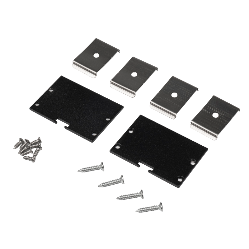 Заглушка торцевая для профиля  PAL5035 BLACK /набор 2шт/