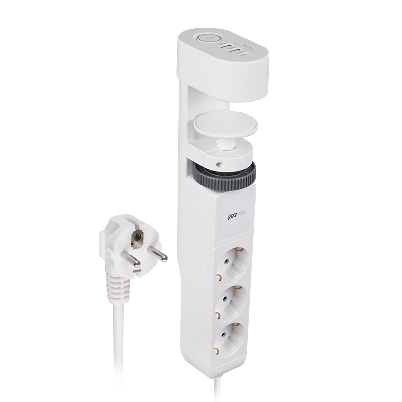 Удлинитель  ETD-03U-150-wh (3 x 1,5) заземл., выкл.