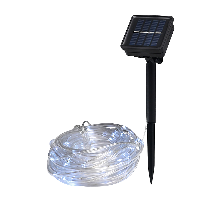 Светильник садовый на солнечной батарее  SLR-G06-100W дюралайт, белый., 100 LED