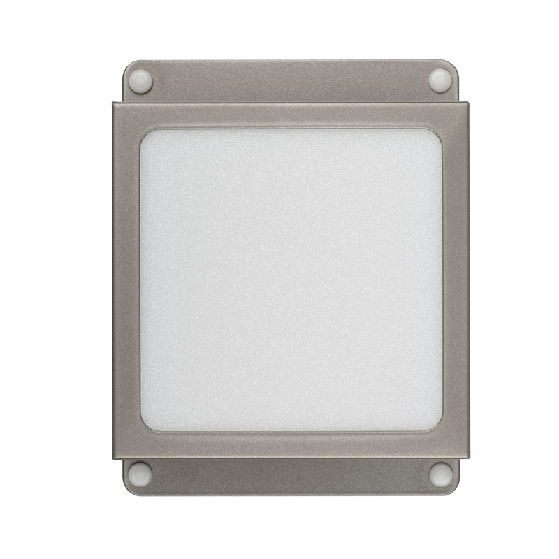 Светильник светодиодный для грильято "домино" PPL 089/G OPAL  9W 6500K GREY IP40  для ячейки 100х100мм