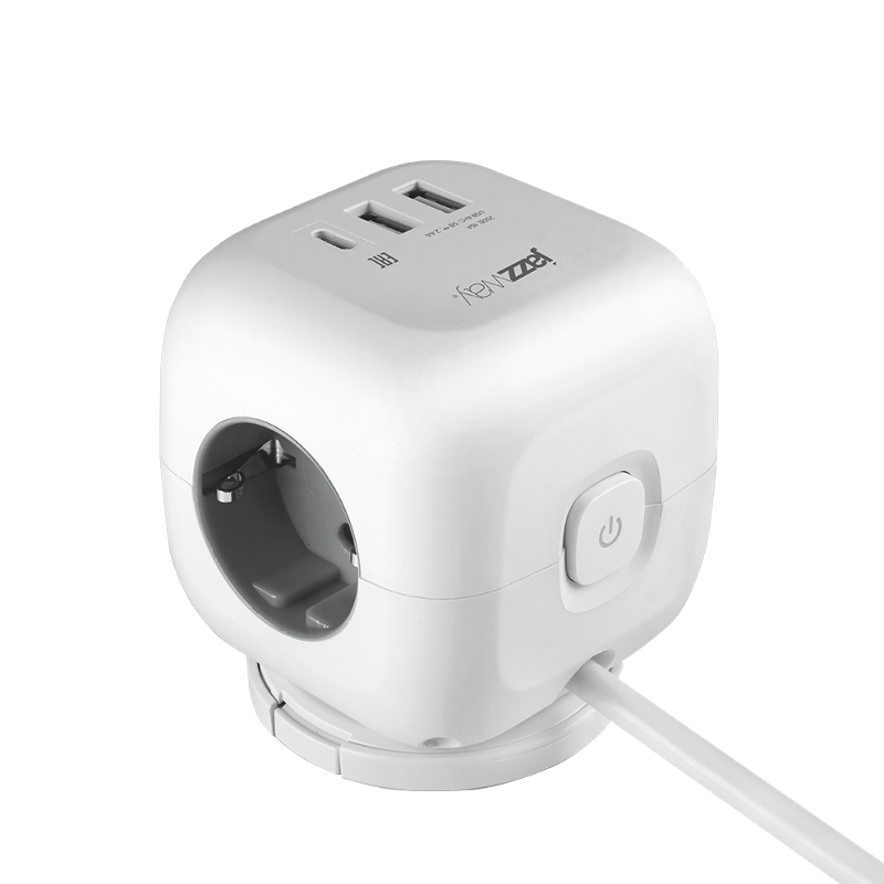 Удлинитель EC-03U-150-wh (3 x 1,5) заземл., выкл.