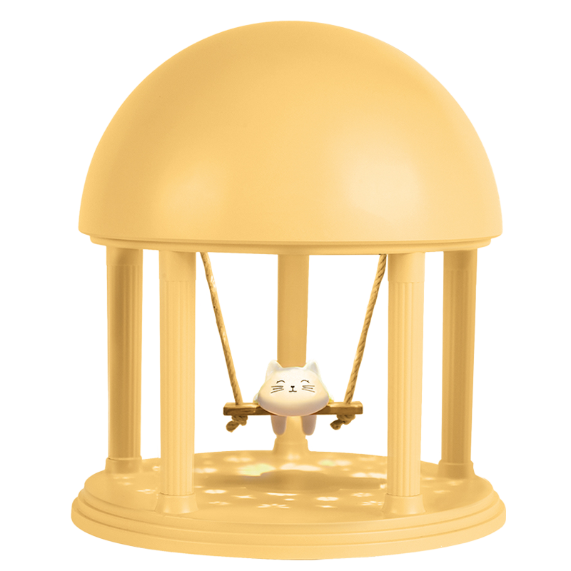 Светильник настольный КОТИК (желт.)