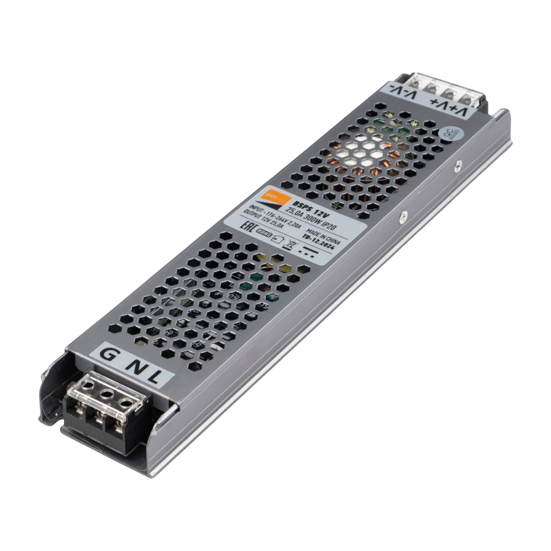 Драйвер (блок питания) для светодиодной ленты BSPS   12V25,00A=300W IP20 2 г.гар.