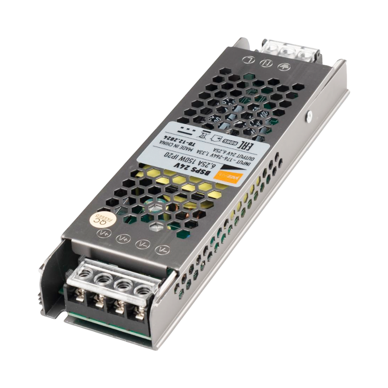 Драйвер (блок питания) для светодиодной ленты BSPS 24V    6,25A=150W IP20 2 г.гар