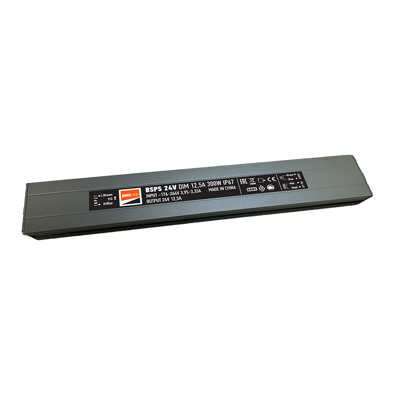 Драйвер для светодиодной ленты 24В BSPS 24V DIM  300W=12,50A диммируемый  IP67 5 л.гар.