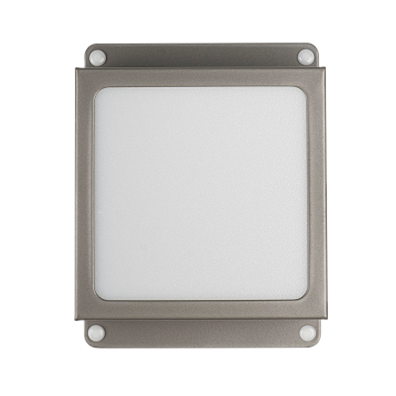 Светильник светодиодный для грильято PPL 089/G OPAL  9W 3000K GREY IP40 "Грильято" 100*100мм "Домино"