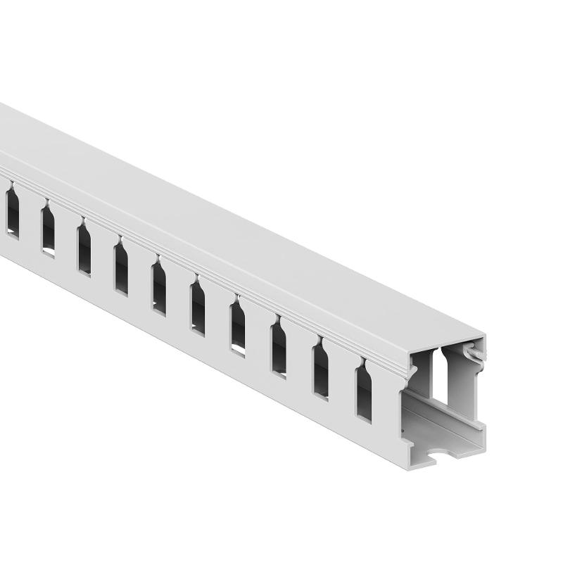 Короб перфорированный серый RL75 25х30