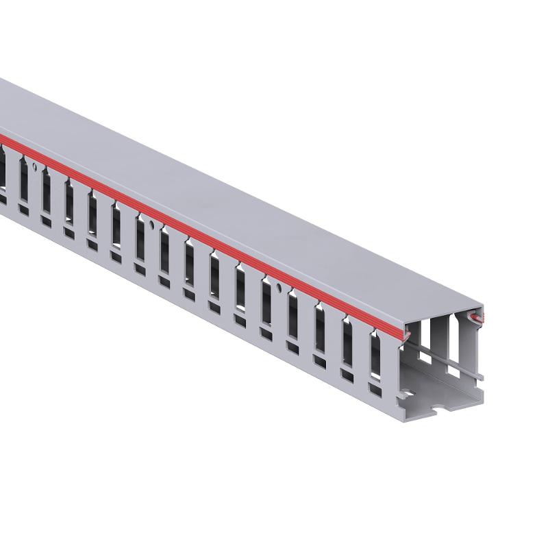 Короб перфорированный серый RL12 40х40