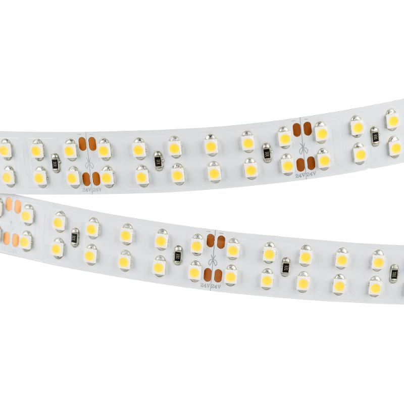 Лента светодиодная RT 2-5000 24V Warm2700 2x2 (3528, 1200 LED, LUX)