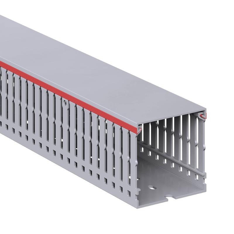 Короб перфорированный серый RL6 60х60
