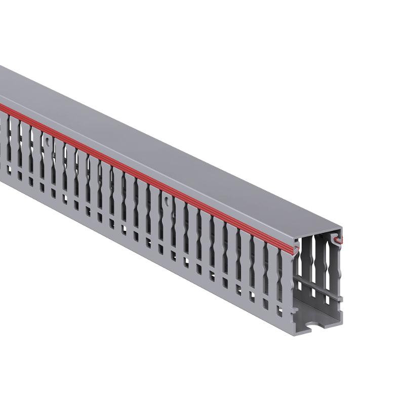 Короб перфорированный серый RL6 25х40