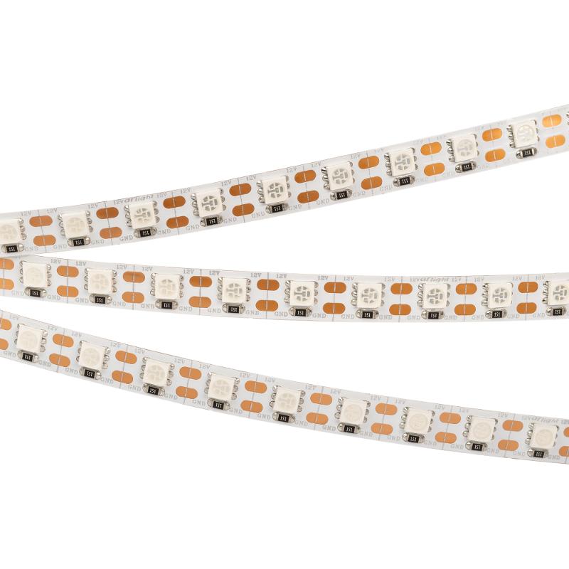 Лента светодиодная RT 2-5000 12V Cx1 Green 2x (5060, 360 LED, LUX)